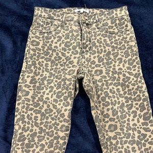 STS BLUE / Ellie Skinny Jeans animal print